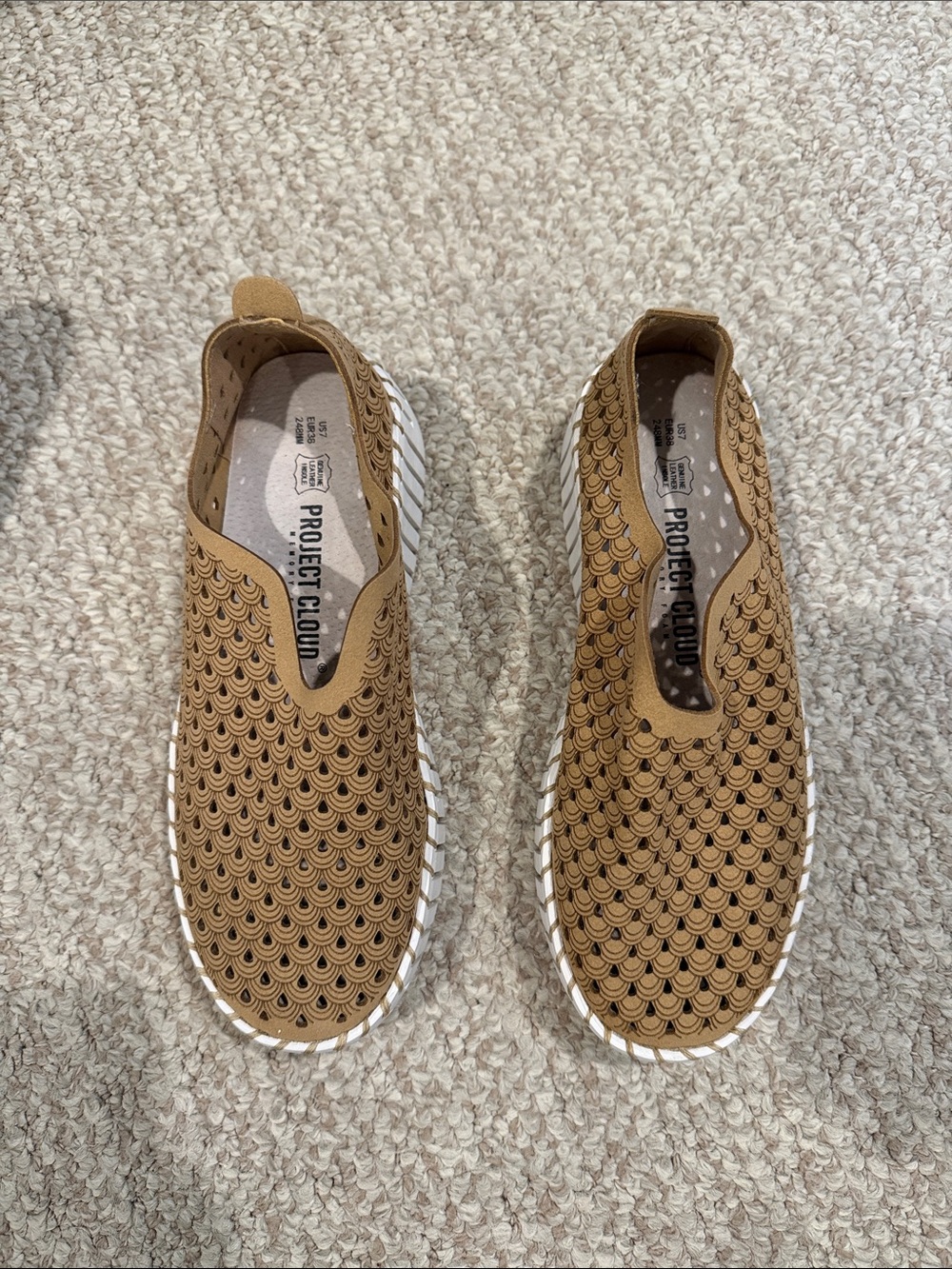 Project Cloud Slip-On Sneakers in Tan